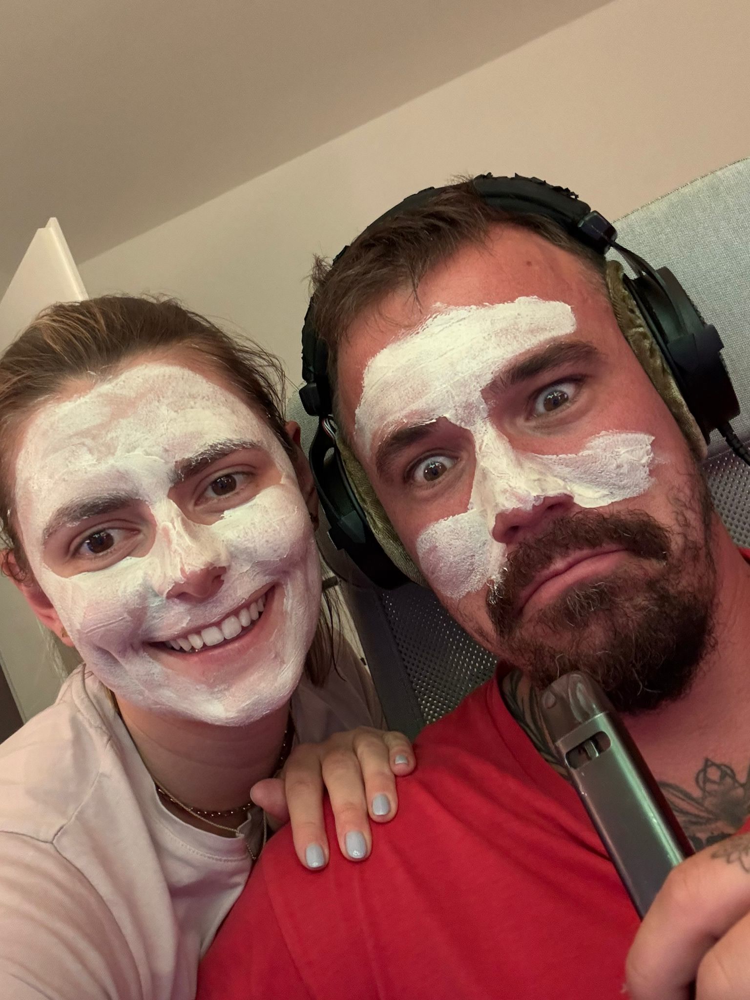 Gesichtsmasken-Abend